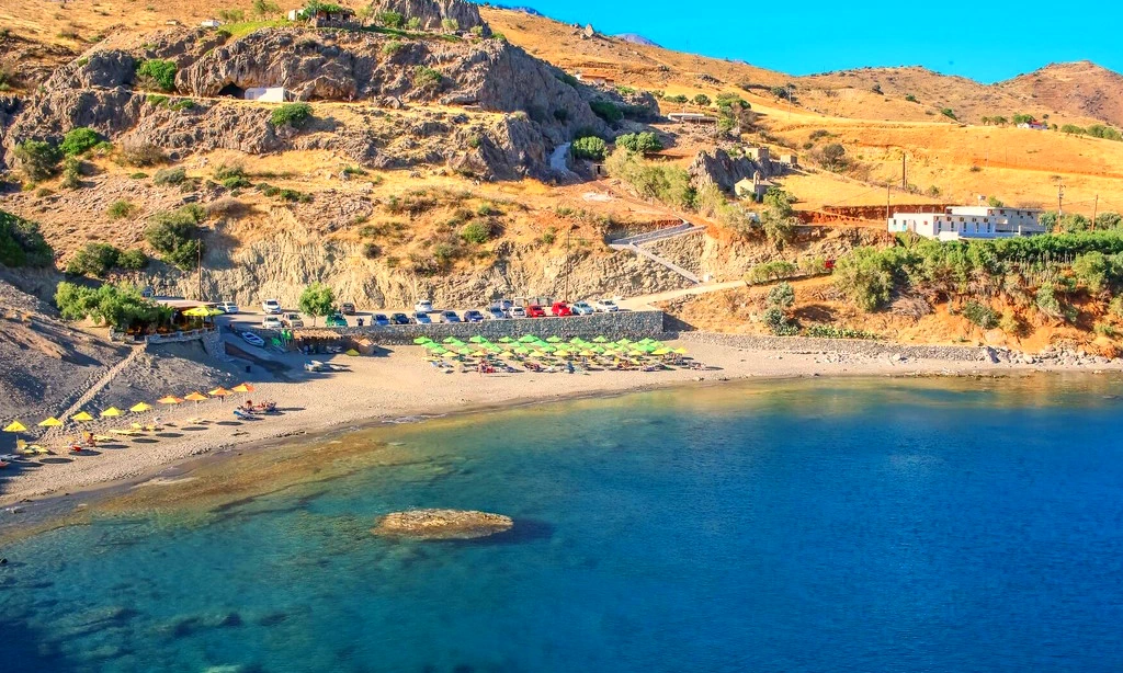 THE BEACH OF AGIOS PAVLOS