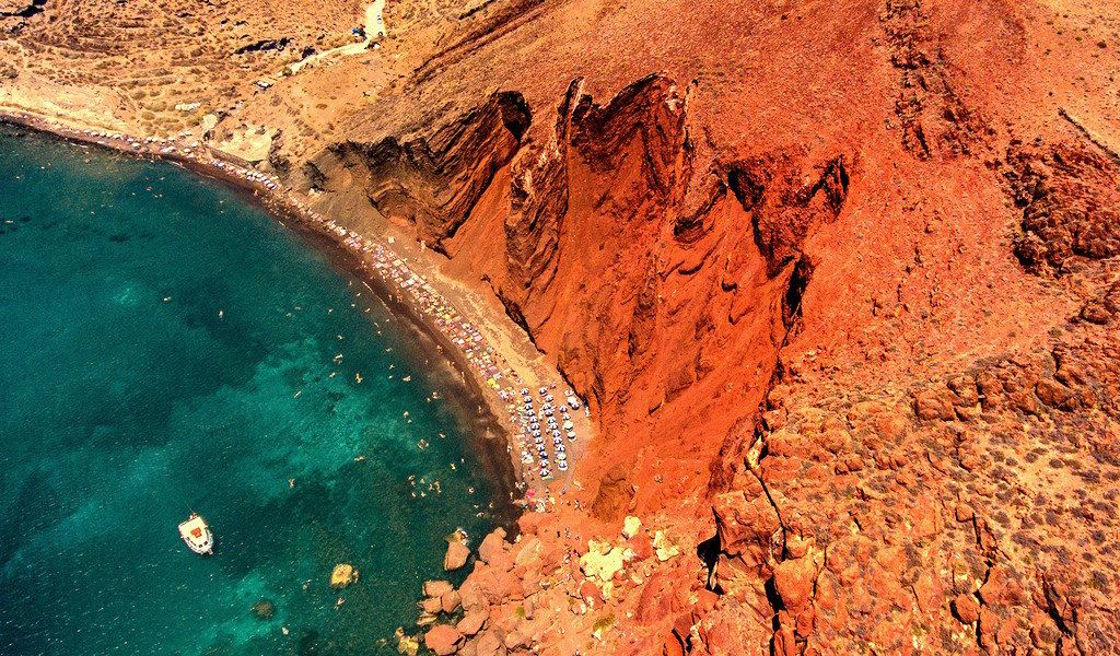 Red Beach, Santorini