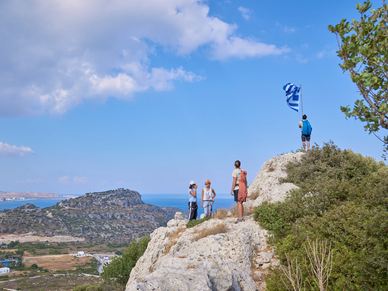 Rock Climbing & Rappelling in Rhodes