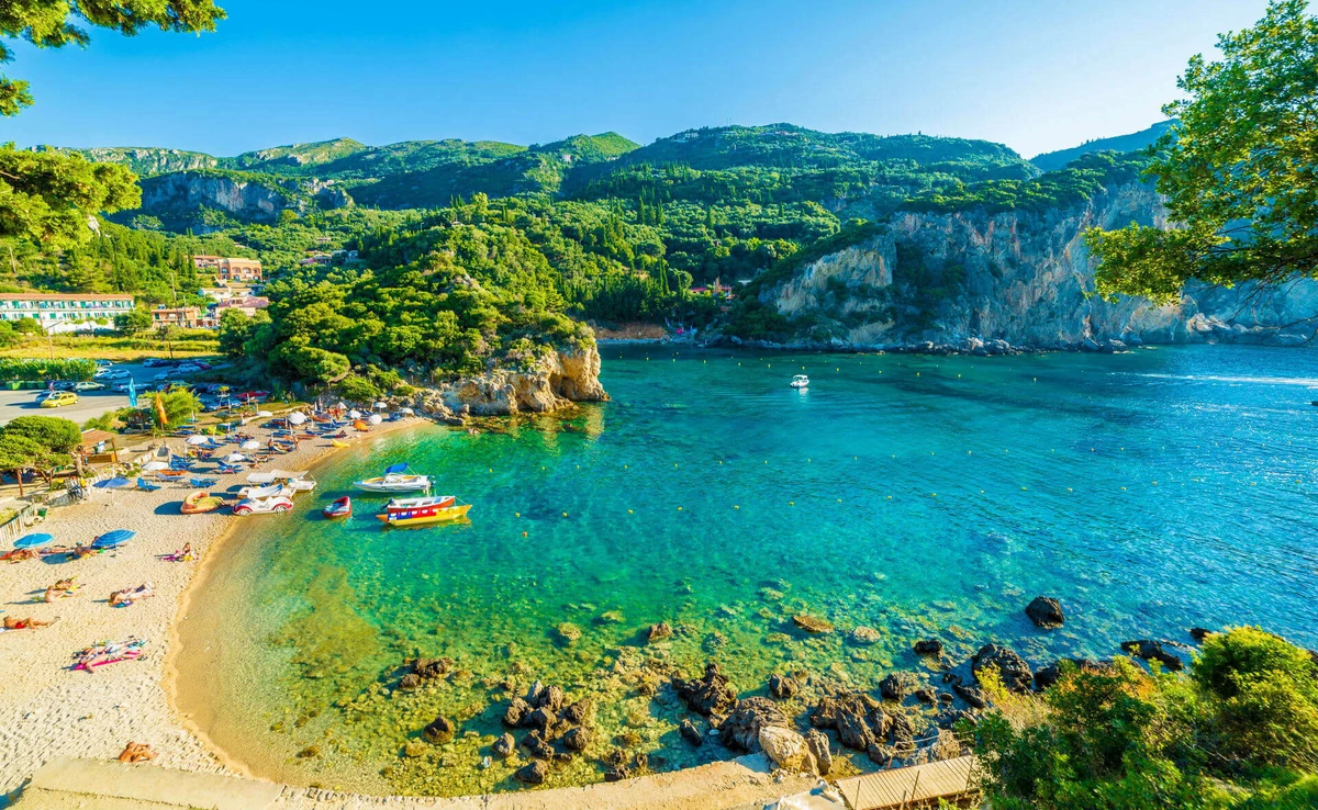 Corfu beach