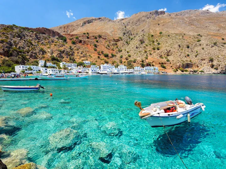 Crete: Round-Trip Boat Ride to Loutro Village