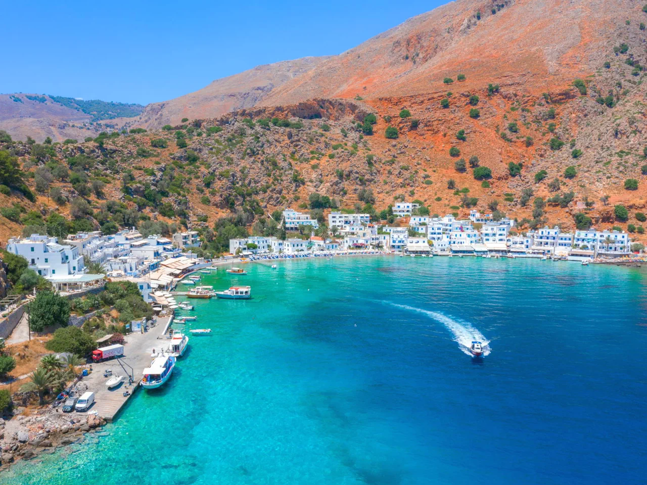 Crete: Round-Trip Boat Ride to Loutro Village