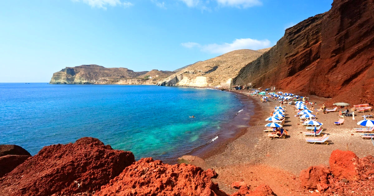 Red Beach Santorini