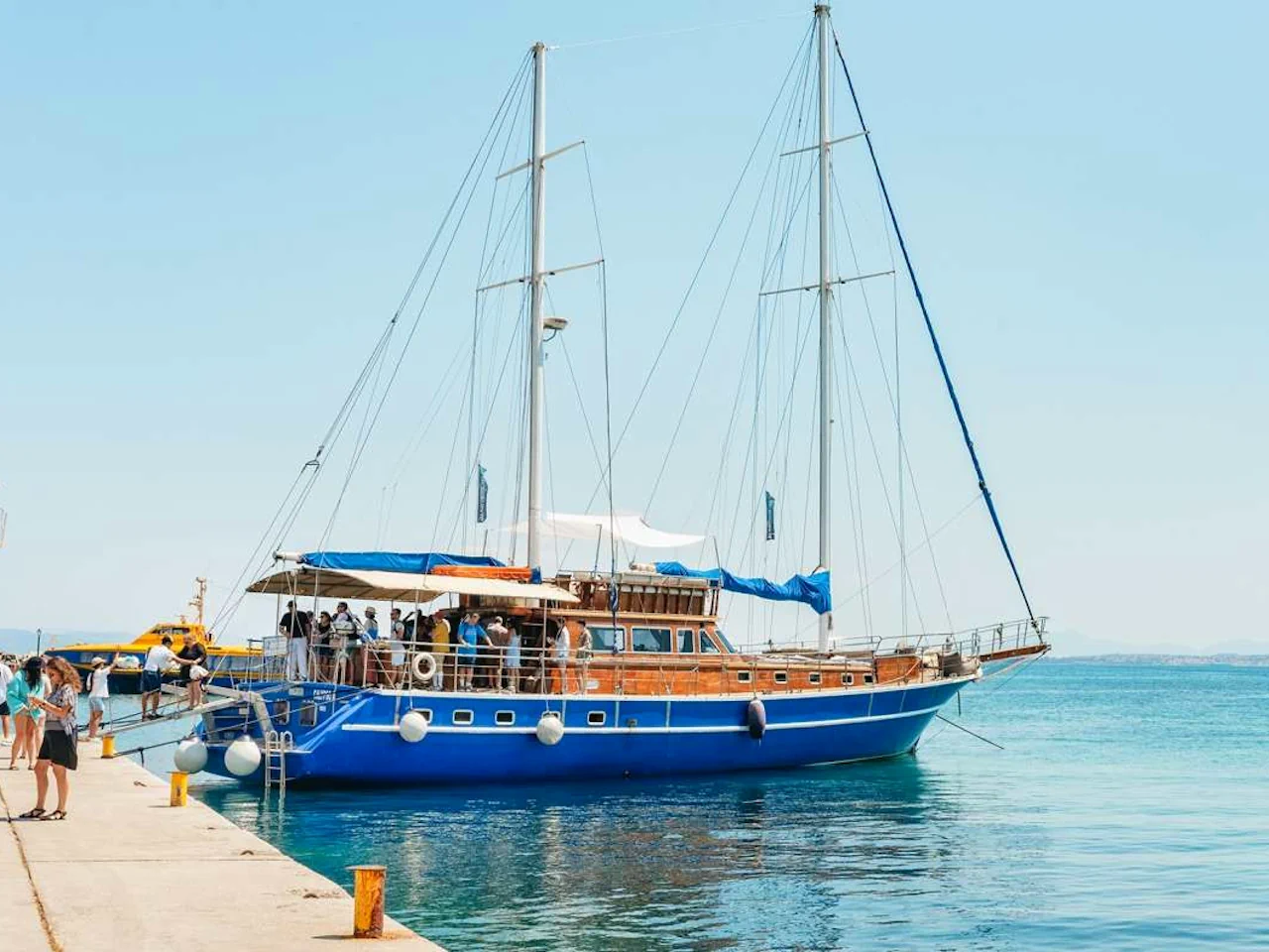 Full Day Sailing Tour from Athens to Agistri, Moni and Aegina with Swimming Stop