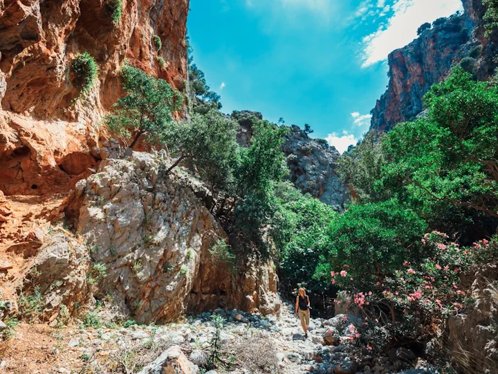 Crete: Kritsa Gorge Hike with Picnic & Swim Stop